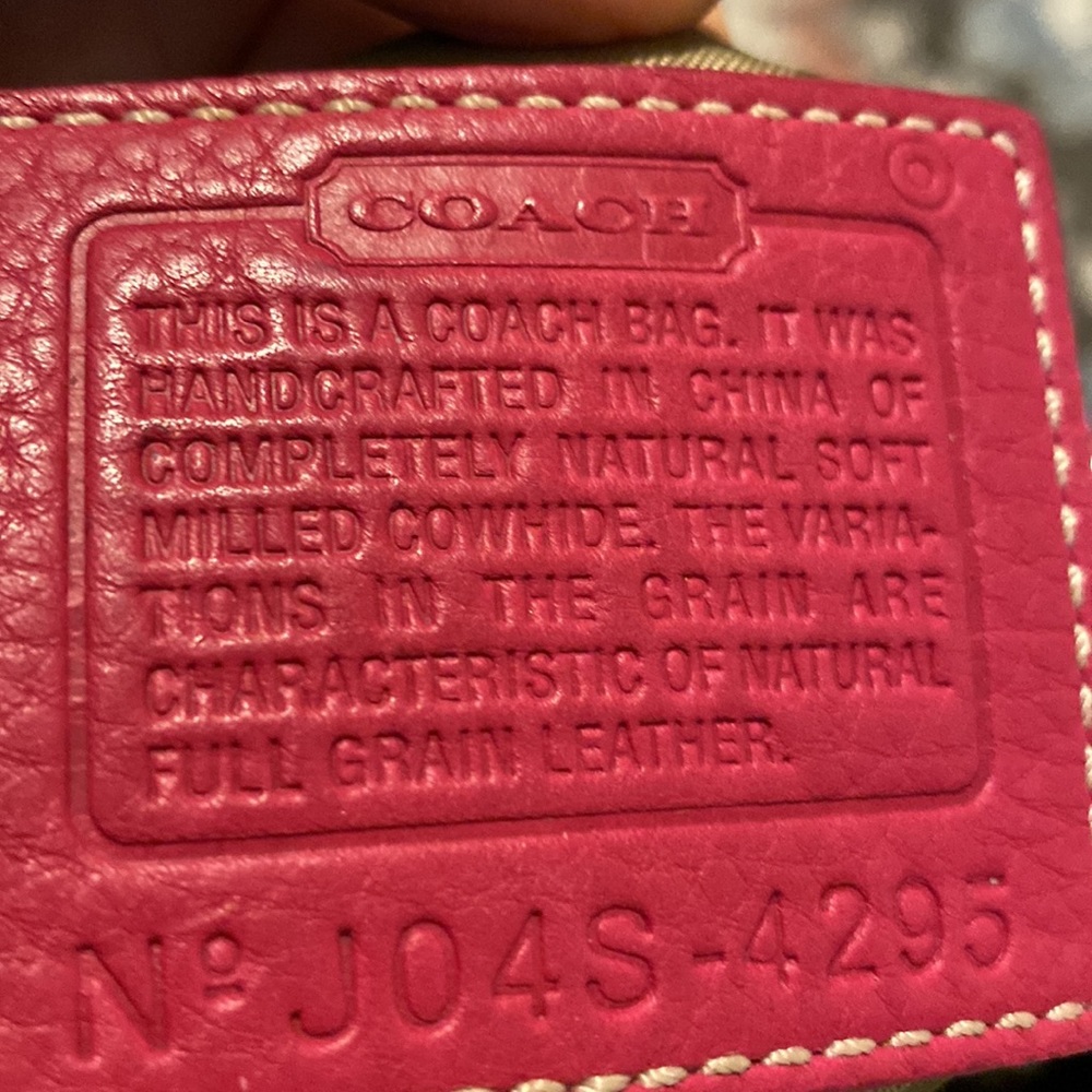 Coach Vintage Pink Purse Soho Satchel J04S-4295 Bag RARE Color - Picture 12 of 14